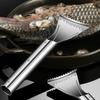 Fischschuppenentferner-Werkzeug aus Edelstahl zum einfachen Entfernen von Schuppen Fischschuppen-Zubehör für Küchen und Fischmärkte