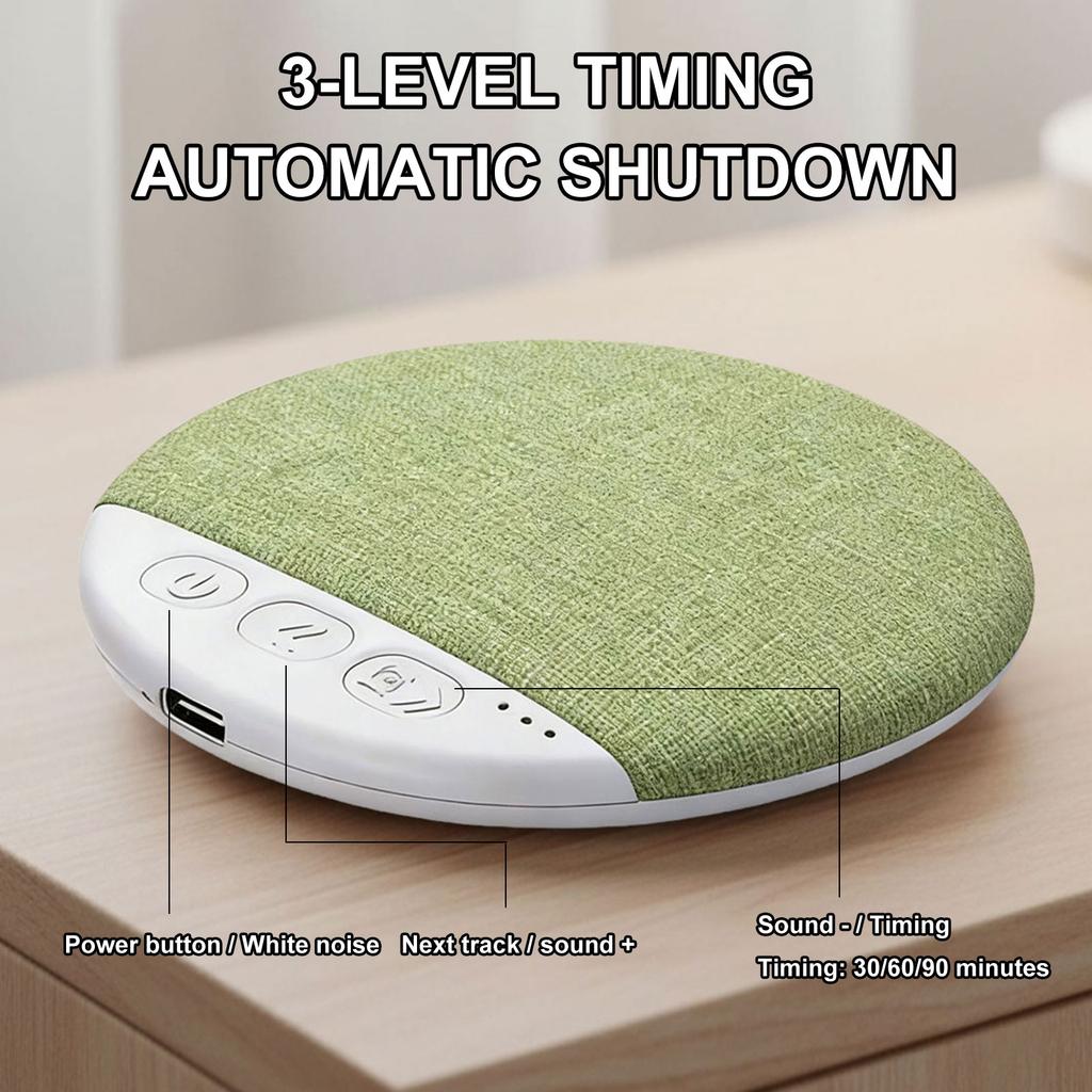 Wireless Pillow Speaker Sleep Aid Tool White Noise Bluetooth 5.4 HiFi Stereo Sound Sleep Headphones Music Player Private Audio