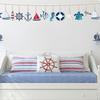 24pcs Wooden Sea Animals Hanging Ornament Ocean Themed Signs Decorations  for Wall Tropical Bar