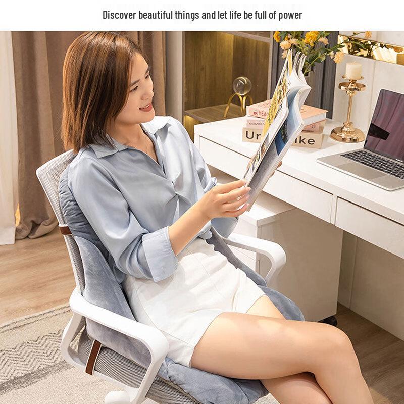 Jingxin Heated Office Seat Cushion with Backrest