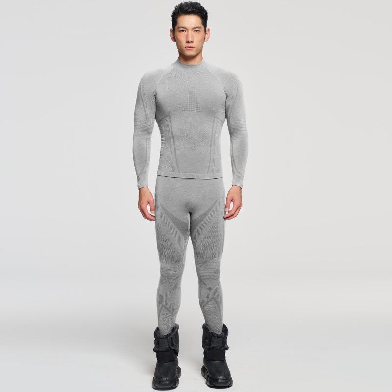 Men's & Women's Quick-Dry Skiing Cycling Hiking Sweat-Wicking Warm Thermal Underwear Set for Autumn/Winter