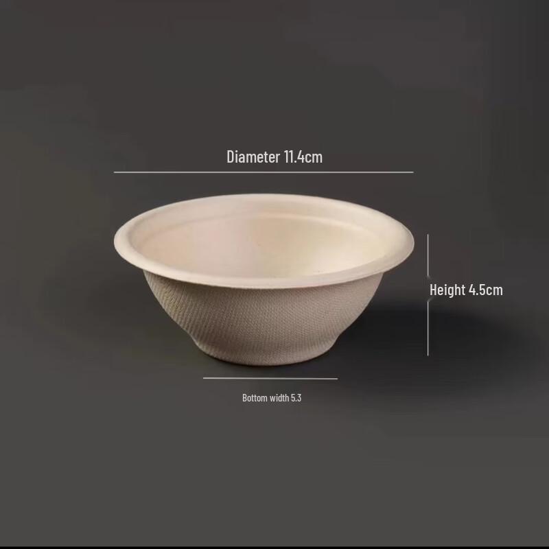 Disposable Biodegradable Paper Bowls