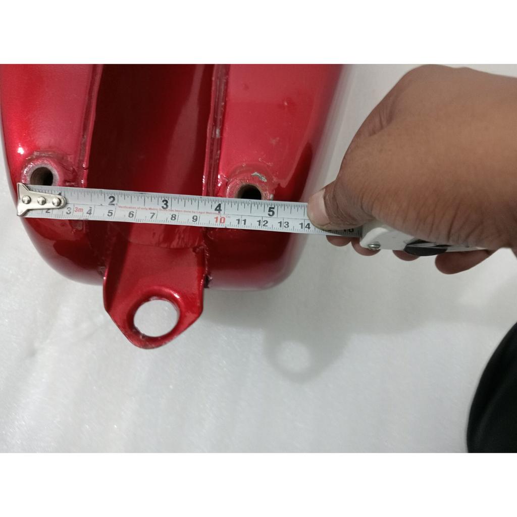 Fit For Petrol Fuel Gas Tank With Cap Triumph T120 Cherry & Silver Painted Steel