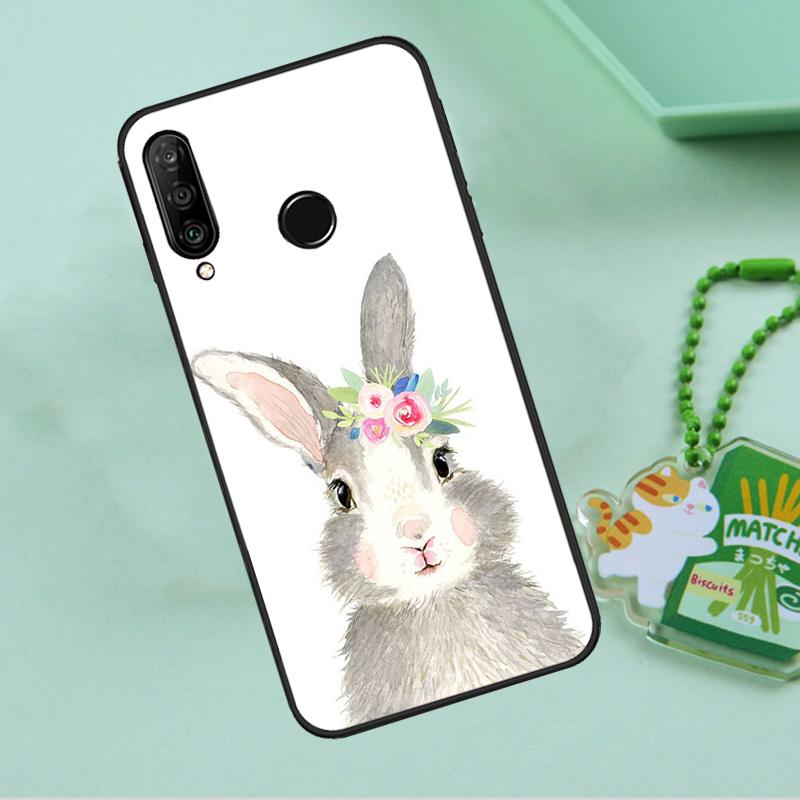 Cute Bunny Rabbit For Huawei Nova 12s 12i 11i 7i 8i 9 10 SE Y91 Y90 Y60 Y70 Y72 Y61 P60 Pro P30 P40 Lite Case