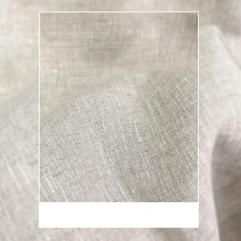 High-end Pure Linen Men's Pants, Summer Linen Pants, Men's Cotton and Linen Pants, Loose Wide-leg Straight Casual Trousers, Spring and Autumn