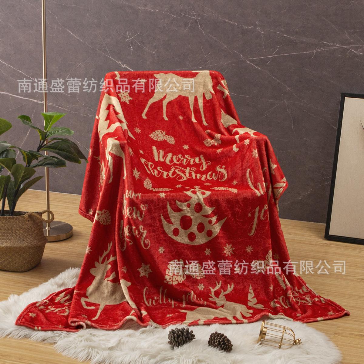 

3D Digital Printing Flannel Blanket Sofa Blanket Blanket Single Layer Thickening 130/150 single-sided printing
