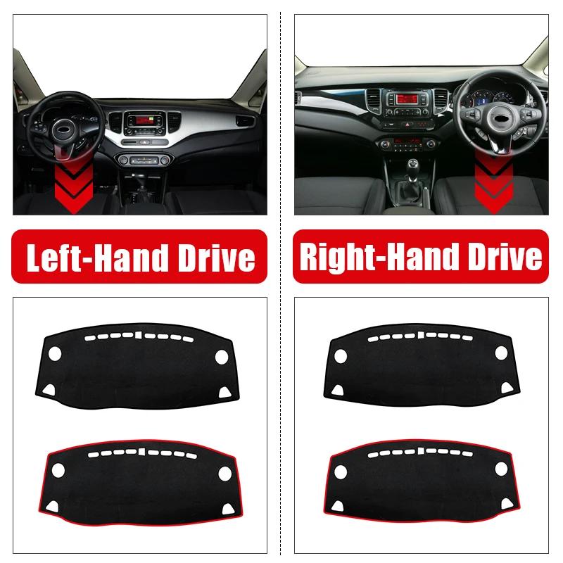 Husa pentru bordul mașinii Evitați tamponul de lumină Umbrire de soare Covoare anti-UV Covoraș anti-alunecare pentru Kia Carens RP 2013 2014 2015 2016 2017 2018 2019