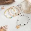 SHIXIN 2026 New 7 Pcs/Set Stackable Starfish Pendant Bracelet for Women Vintage Elegant Rice Beads Bangle Summer Beach Jewelry
