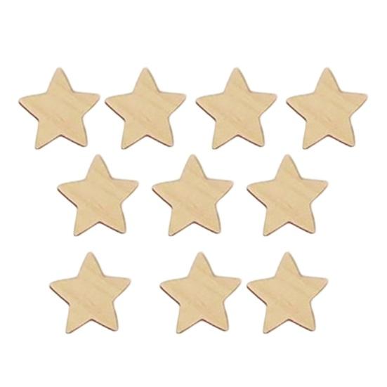 10 Pcs Star Wall Decoration Wooden Boho Star Wall Decor Nursery Wall Star Decoration for Baby Room Kids Bedroom