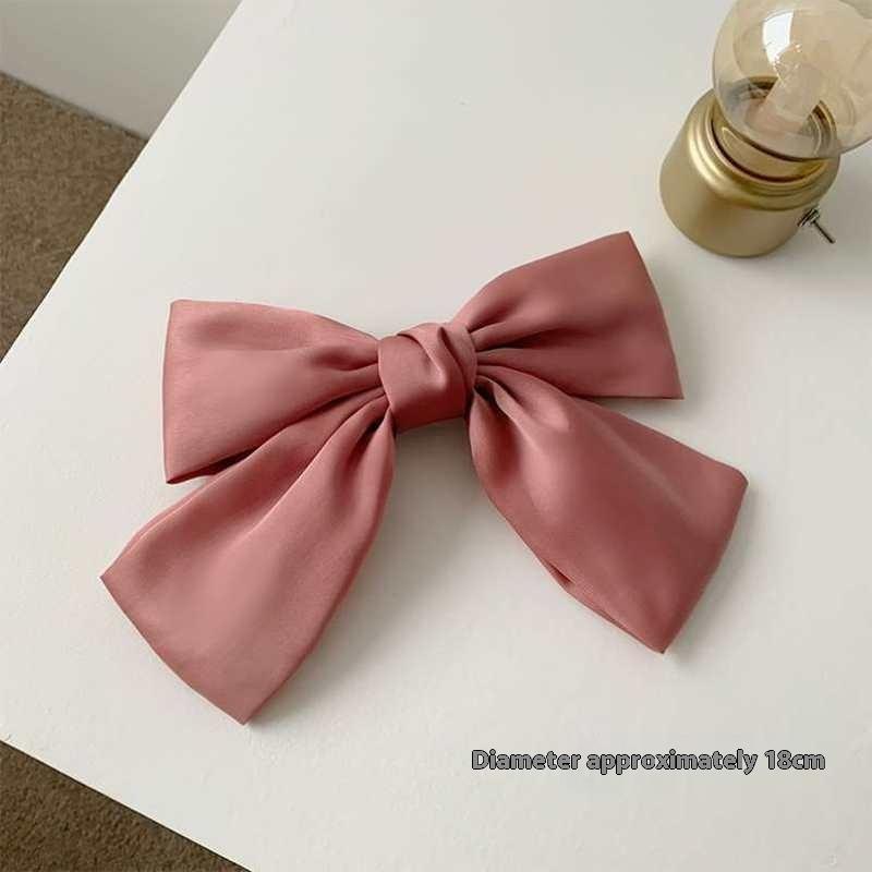 Duży spinki z kokardką do tyłu głowy, Aksamitne świąteczne pazurki do włosów, Duże spinki do włosów dla kobiet, Eleganckie akcesoria do włosów z kokardą