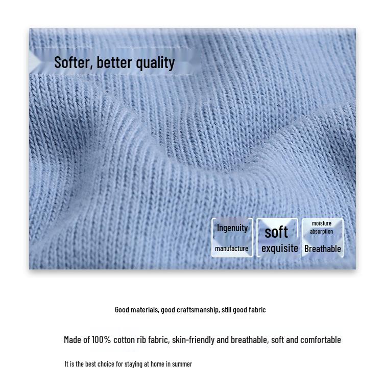 Girls' Pure Cotton Cartoon Pajamas - Spring/Summer 2025, Short Sleeve, European & American Style Baby Homewear.