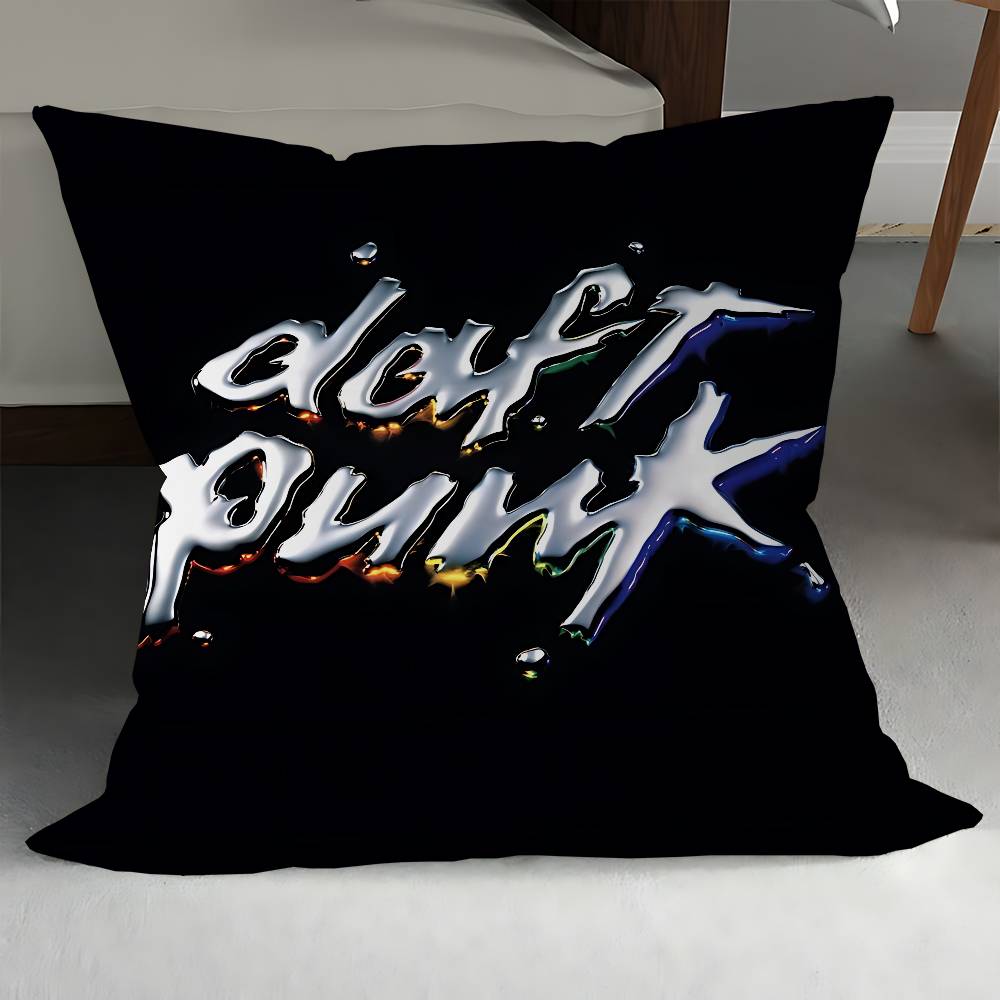 DAFT PUNK Наволочка Мультяшный Подарок Наволочка Декор Спальни Дома Дивана Кресла Сиденья Наволочка 12x12Inch