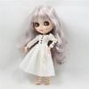 ICY DBS Blyth ubranka dla lalki body licca body azone stroje zabawka biała sukienka