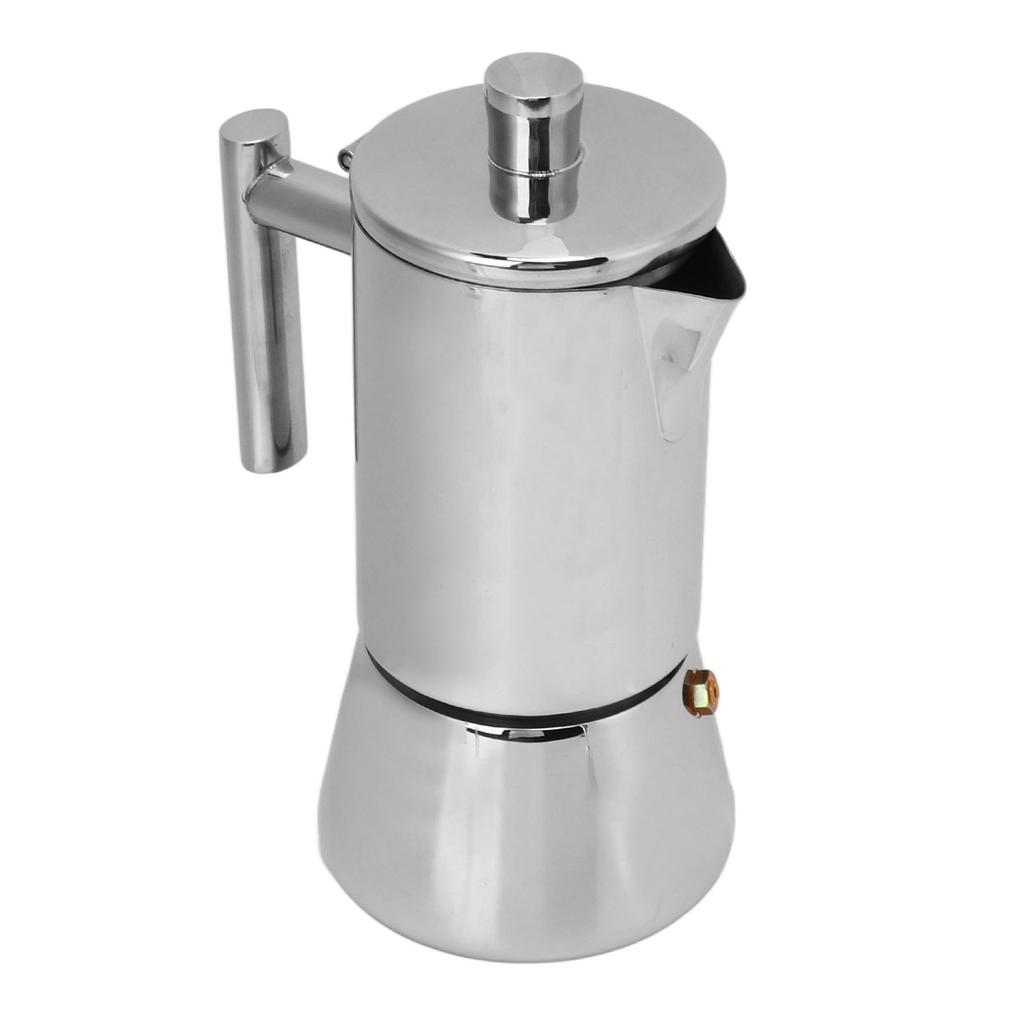 Coffee Making Pot Stainless Steel Coffee Polished Stovetop Kettle Kitchen Tool for Induction Cooker