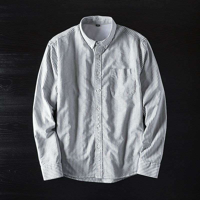 Cattle Goods Long-Sleeved Winter Export Shirt Grey XL