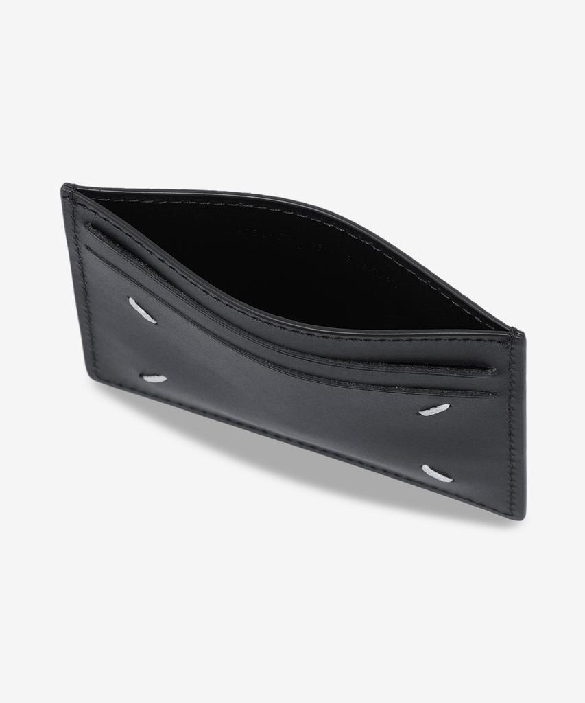 Maison Margiela 4-Stitch Slim 6-Slot Card Holder - Black / Sa1Vx0009P4745T8013