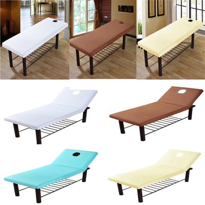 Massage Table Bed Fitted Sheet Color Brushed Beauty Bed Cover Beauty Salon Rubber Band Massage SPA Cover Universal