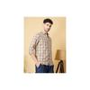 The Indian Garage Co Cotton Adult Men' Regular Fit Shirt (0721Sh9509_Beige )