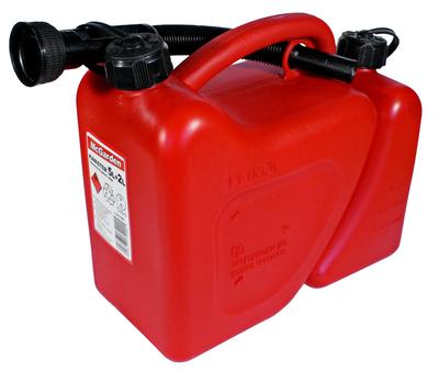 Plastic Canister For Gasoline And Chain Oil 5L+2L - U-930-0004