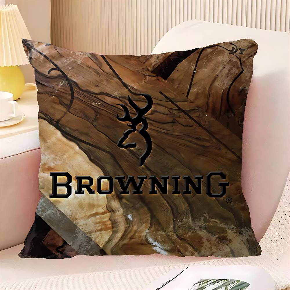 BBrownings Logo Pillowcases Home Bedding Decorative Pillow Cover Wedding Super Soft Pillow Case