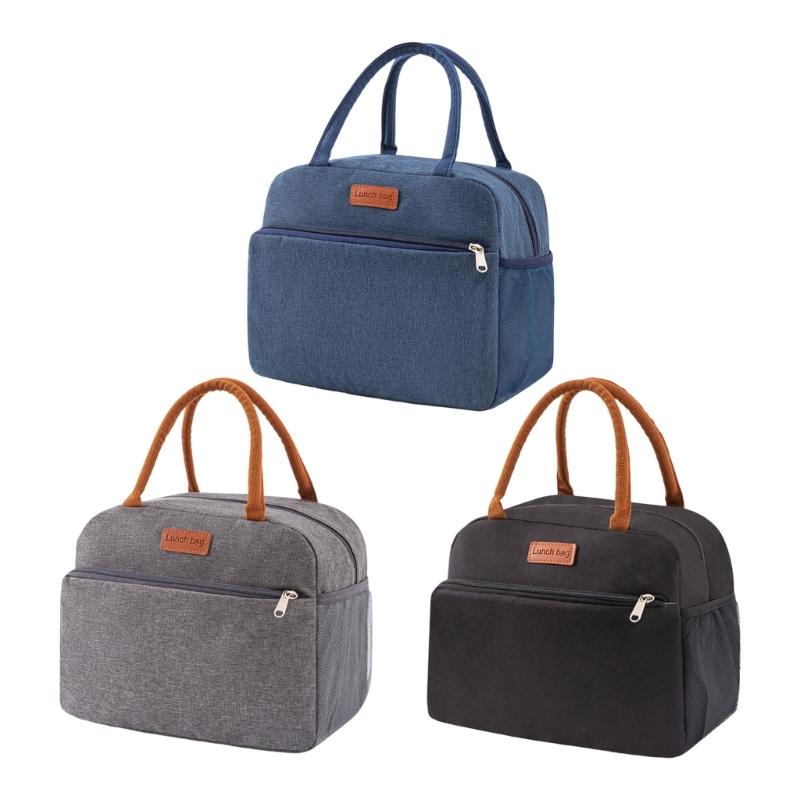 Waterproof Thermal Lunch Box Carriers Spacious Food Container For Outdoors Camping College Students And Family Picnics