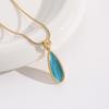 Elegant 18K Plated Titanium Steel Cross Necklace for Women - Light Luxury Clavicle Chain That Resists Fading