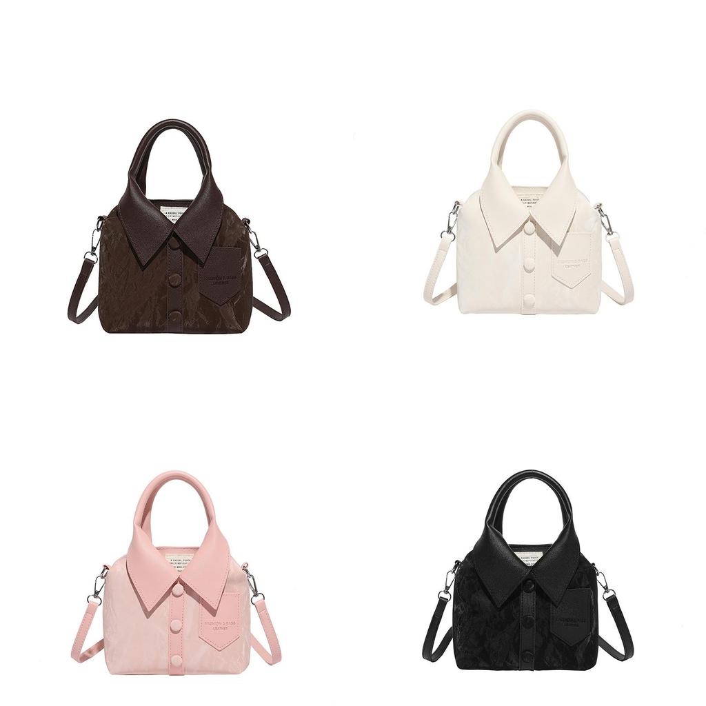 Fashion Pu Small Shoulder Bag With Topstitch Detail For Daily Use