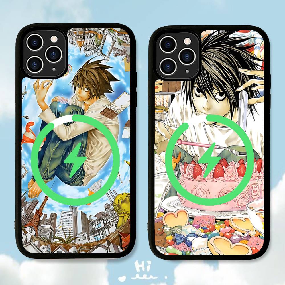 Japan Anime Death Note Phone Case For IPhone 16 15 14 13 12 11 17 Pro Max Plus Magnetic Wireless Cover