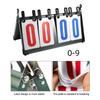 Scoreboard Score Keeper 4 Digital Portable Easy Flip Score Keeper for Basketball Tennis Table Tennis Soccer Volleyball