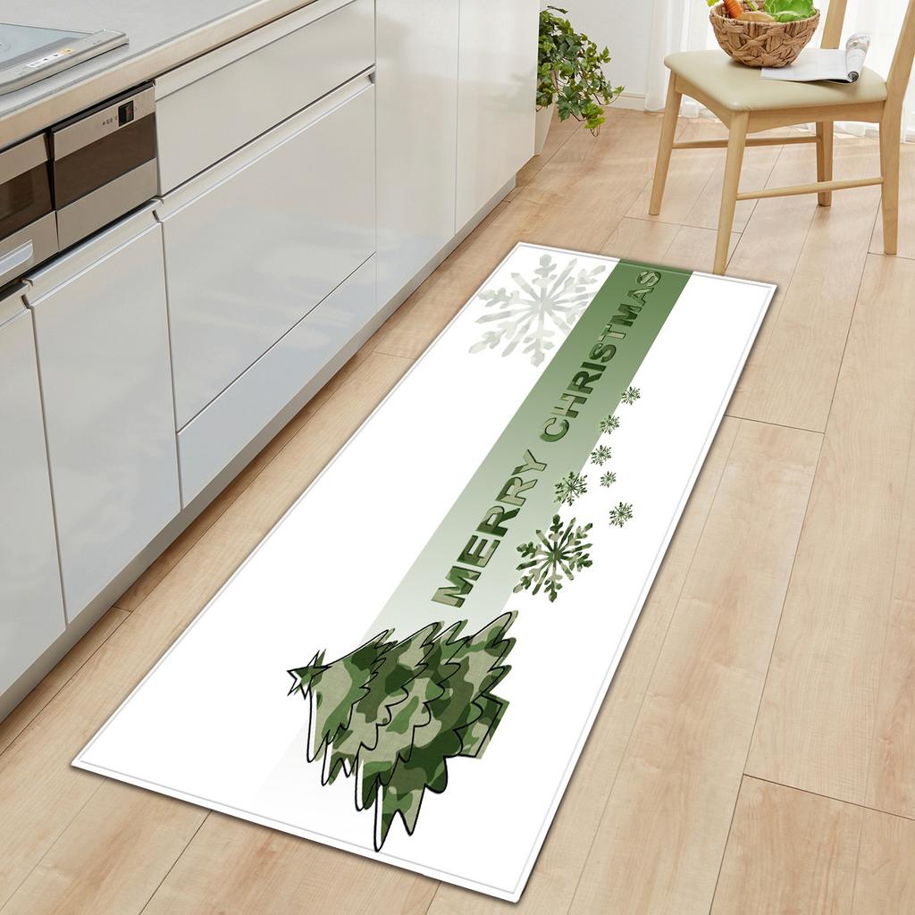 Christmas Floor Mat Kitchen Carpet Doormat Wardrobe Strip