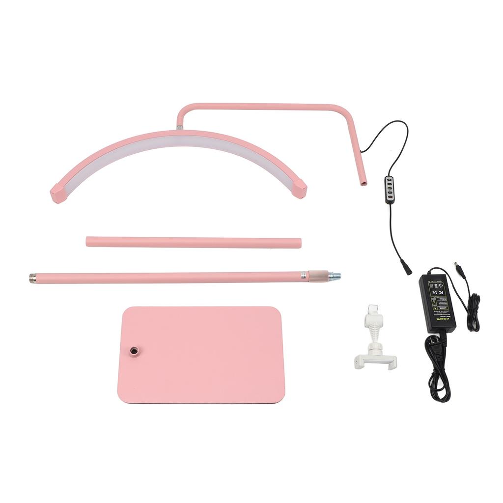 Half Moon Light U Shaped LED Fill Light Height Adjustable Infinitely Dimmable Beauty Floor Lamp for