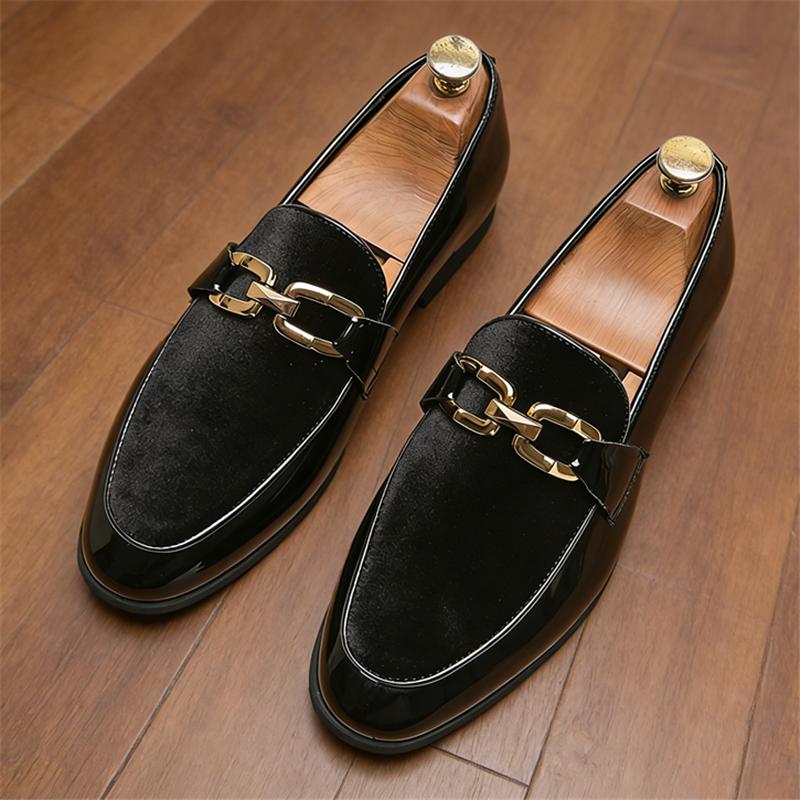 New Britain Gentleman Pointed Suede Leather Business Shoes for Men Fashion Party Formal Wedding Prom Dress Homecoming Footwear