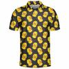 Cute Yellow Duck Pattern Golf Polo Shirt Unisex 3d Printed Cartoon Tennis Shirt Summer Street Loose Short Sleeve Tops Button Tees