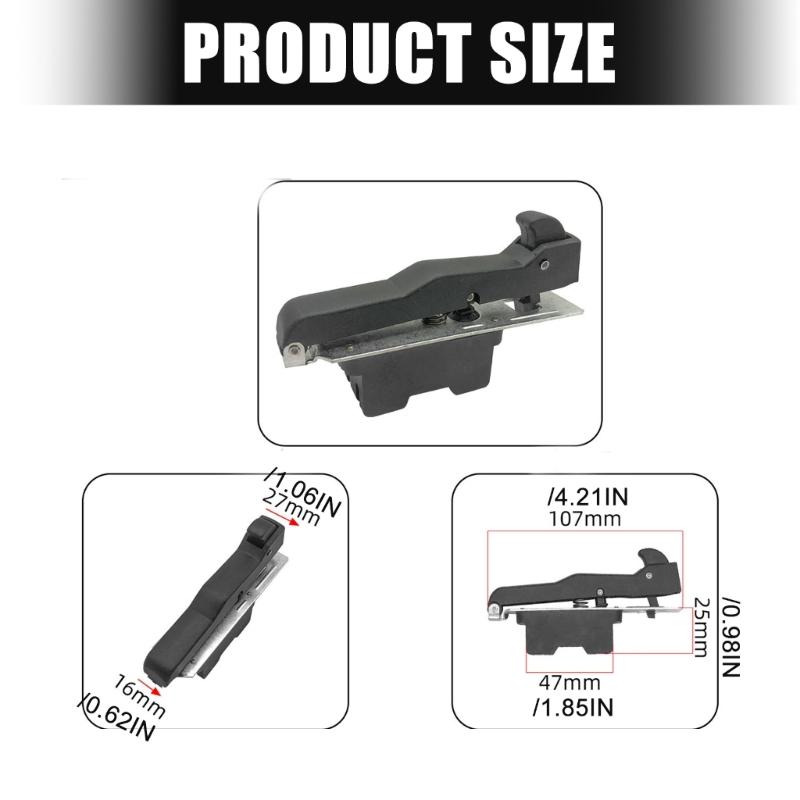 180 Angle Grinder Switches Replacement Part Plastic Electric Triggers Switches For 180 Type Easy Installation