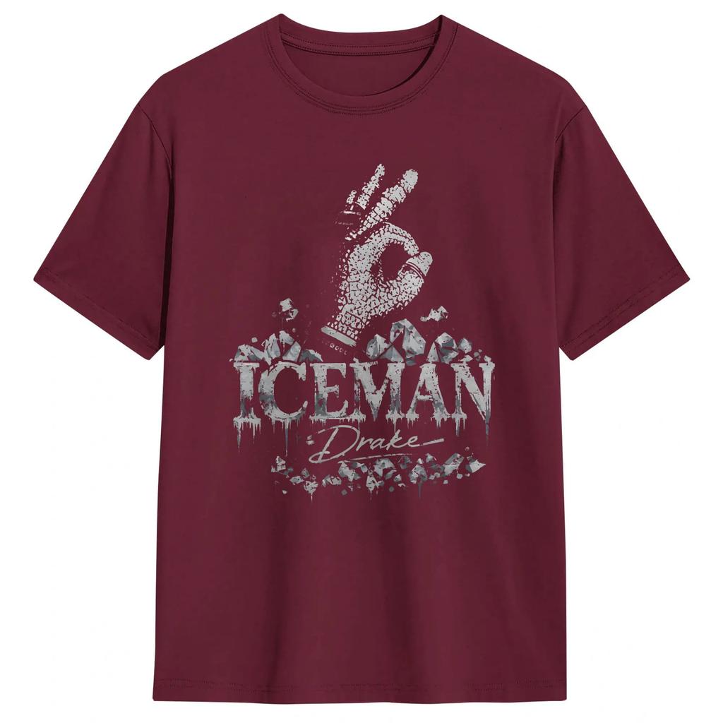 Unisexs Drakes IceUnisex Album 2026 Tour T Shirt 100 Cotton Tops Amazing Short Sleeve O Neck Tees Summer TShirts