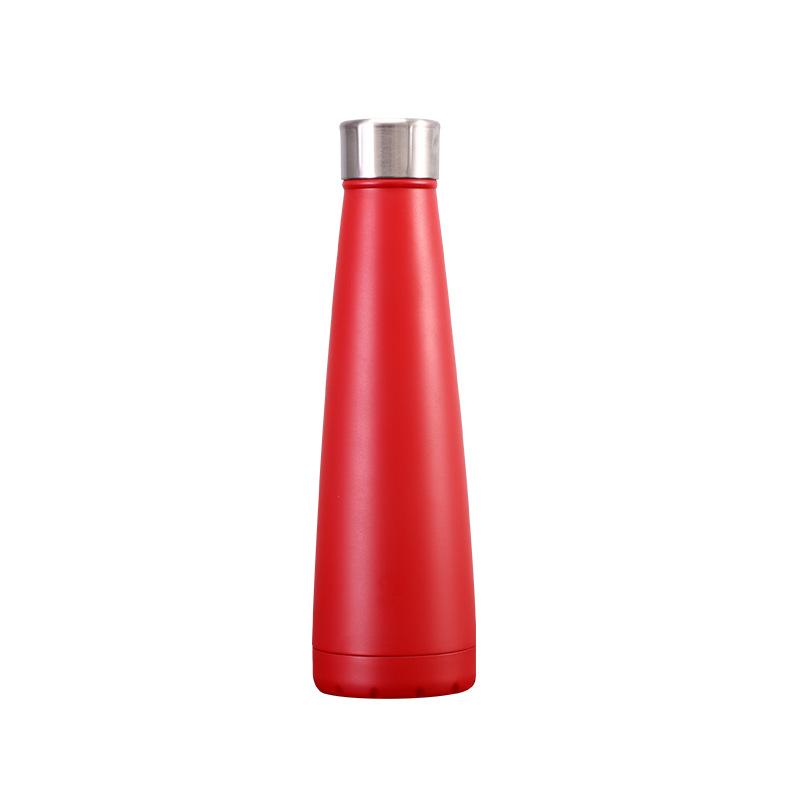 Amazon, the new Coke bottle thermos cup, Pyramid second-generation thermos cup, stainless steel outdoor sports water bottle