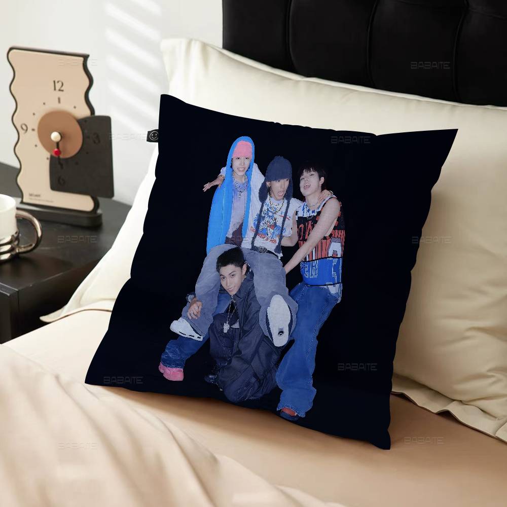 Lngshot Hip-Hop Group Office Cushion Pillowcase Car Cushion Cover45X45Cm Lumbar Pillowcase Sofa Pillowcover