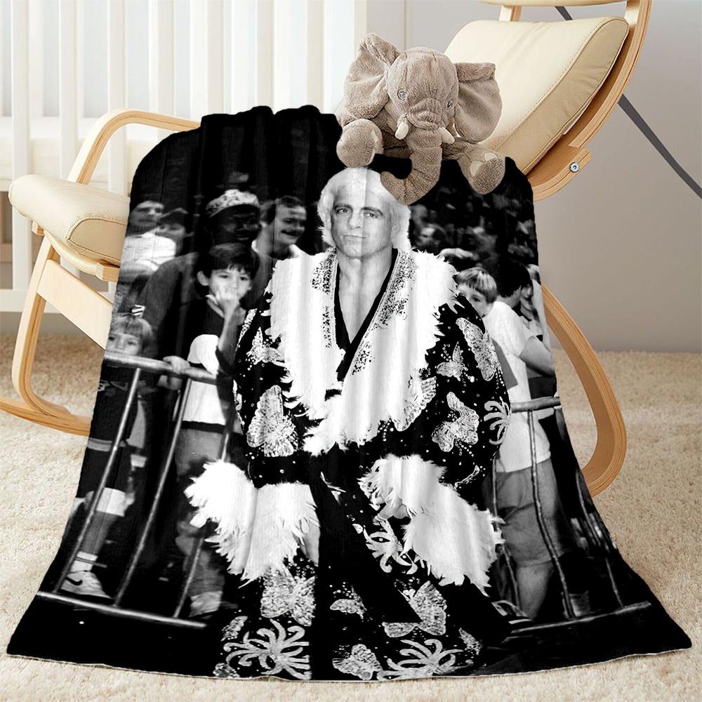 Ric Flair Blankets Are Suitable for Living Rooms,making Them an Ideal Choice for Outdoor Travel and Gifts.