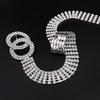 Cross-Border Hot Sale Waist Chain Rhinestone Full Tassel Belt Fashion All-Match Double Ring