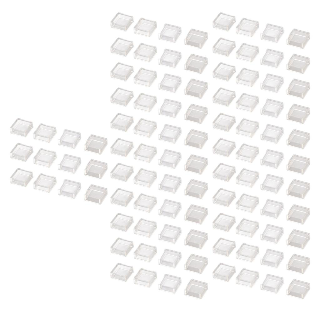 100 szt. Nakładka na przełącznik dotykowy Pokrywka przycisku dotykowego Kwadratowa Przezroczysty ABS Zestaw
