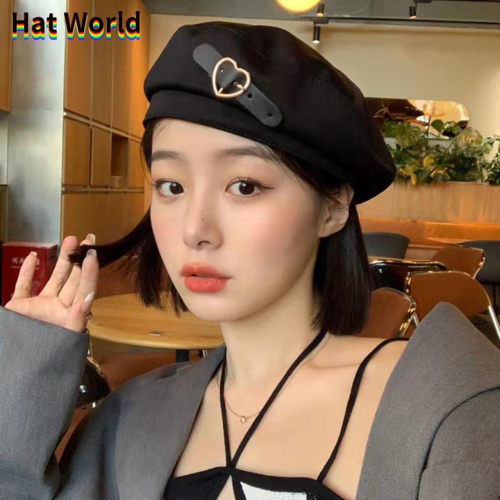 Plaid Top Military Cap Painter Hat 2022 