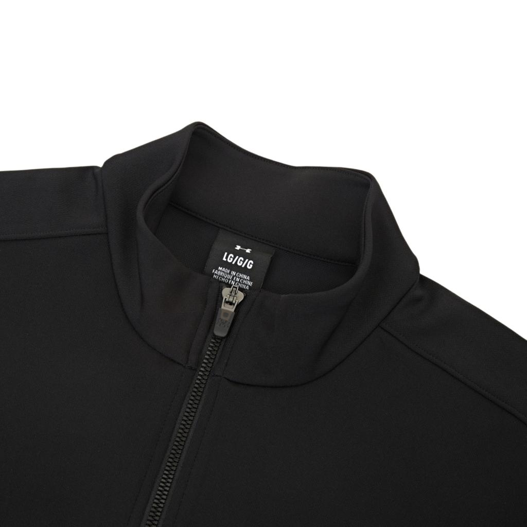 Under Armour Casual Minimalist Versatile Business Fashion Sports Fitness Travel Zip Jacket Unisex jackets Black 26500405-001