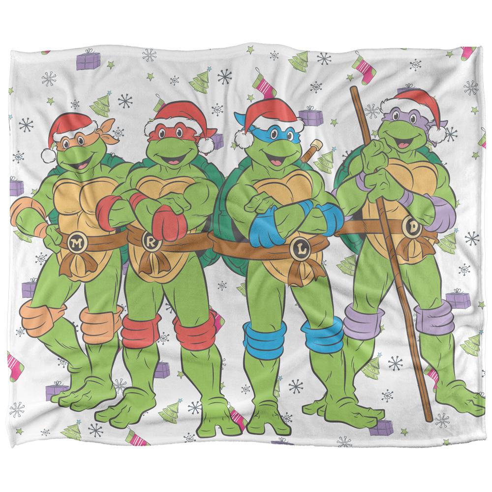 TMNT Silky Heroes Holiday Supersoft Blanket