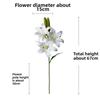 With 3pcs Flowers and 2pcs Bud Artificial Lily Flower 67cm 6 Colors Fake Flowers Dining Table Decoration Flowers Home Decoration