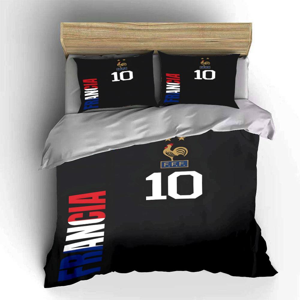 Rooster, France Flag, Number. Bedding Sets Duvet Cover Sets Duvet Covers Pillowcases(1*Duvet Cover 2*Pillowcases Without Duvet Insert)