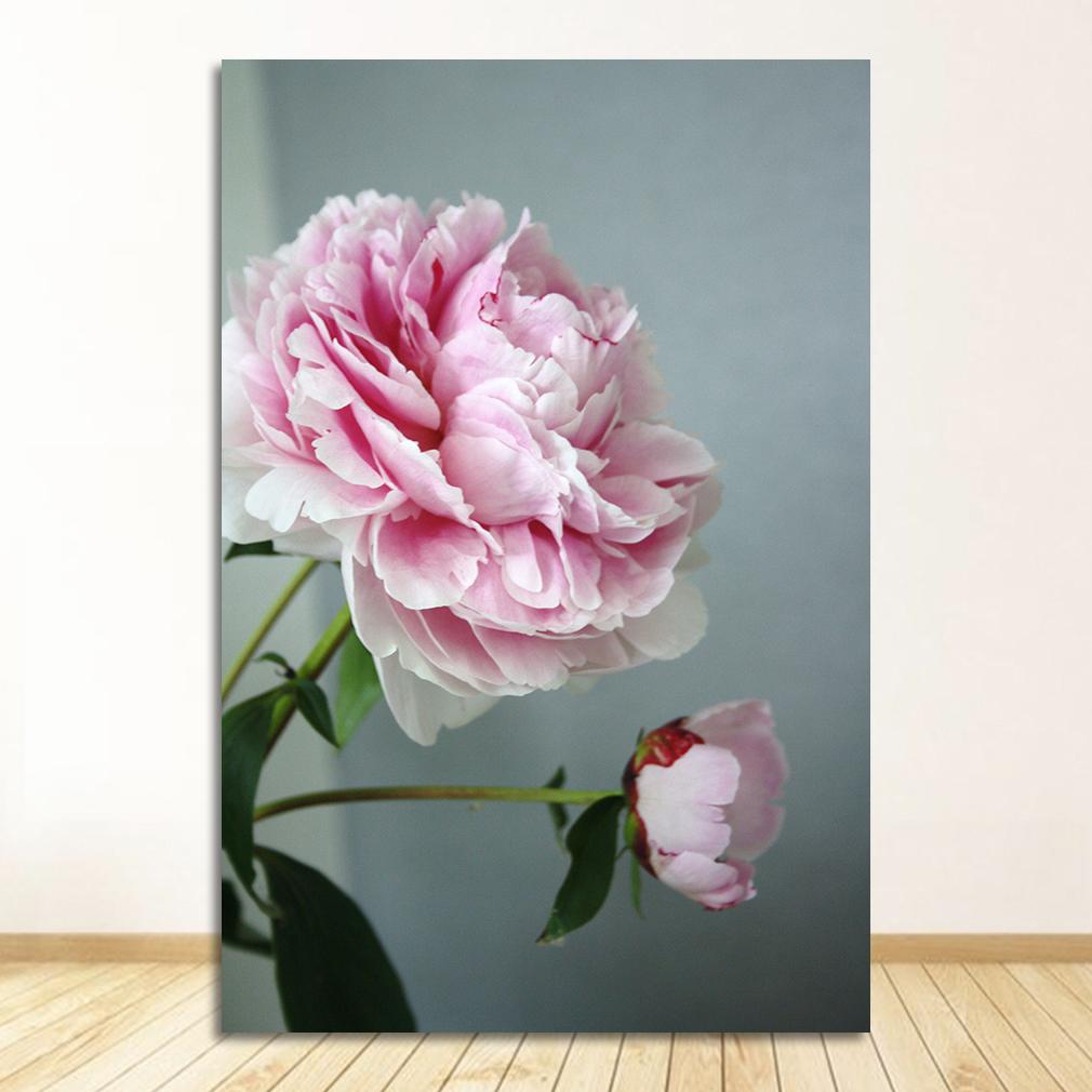 Nordic Poster Beauty Life Pink Flowers Pictures Modular Wall Art Prints Canvas Painting for Living RoomModern Home Decoration
