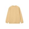 Carhartt WIP SS23 Logo Print Pullover Crewneck Sweatshirt Men Sweatshirt Yellow I026383-1NS-XX