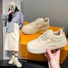 Spring and Autumn new sports and leisure ins platform leather single shoes board shoes