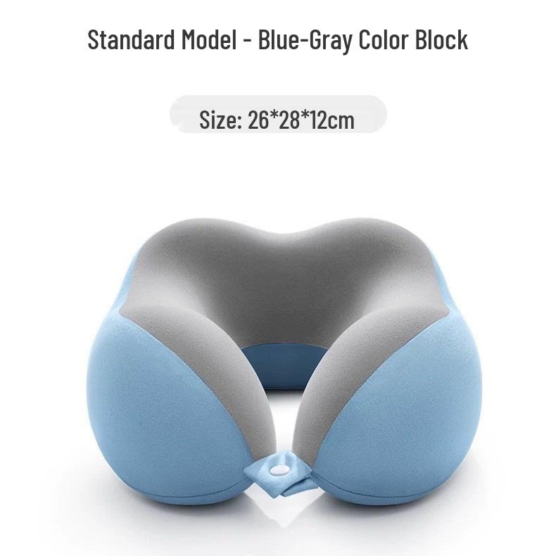 Portable Breathable U-Shaped Neck Pillow for Travel and Office