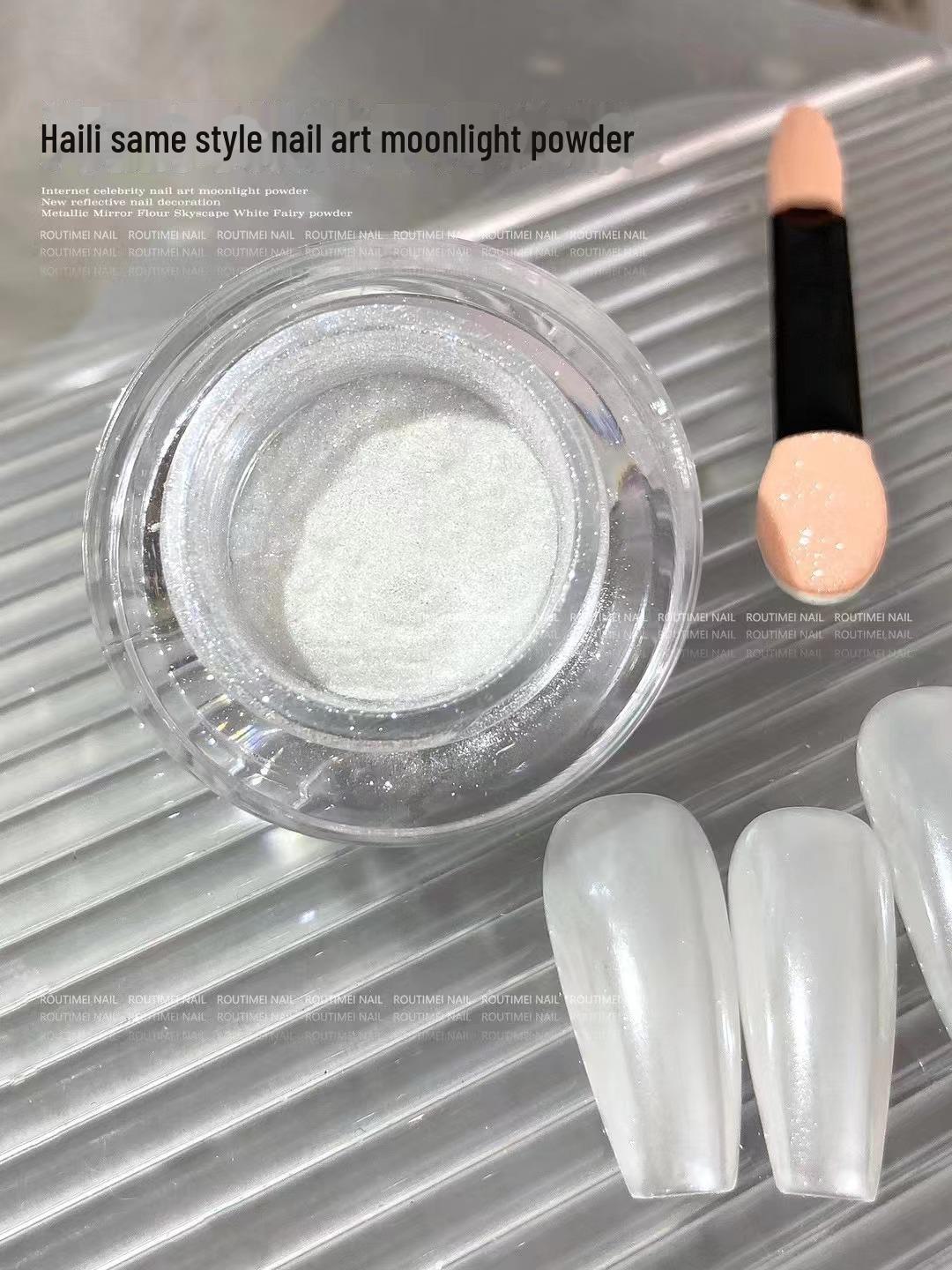 

Пудра для малювання нігтів Sky Realm Moonlight - Silver Aurora 2023 Edition